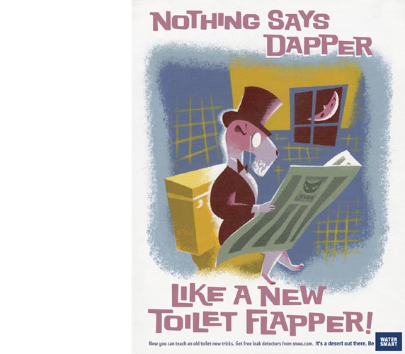 Nothing Says Dapper Like a New
                Toilet Flapper!