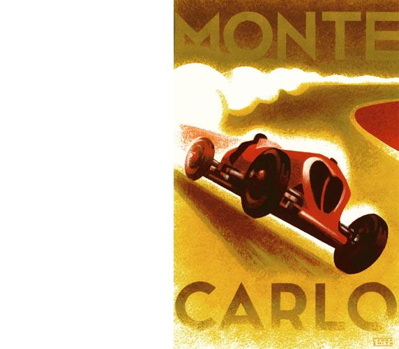 Hewlett
                      Packard: Monte Carlo Poster